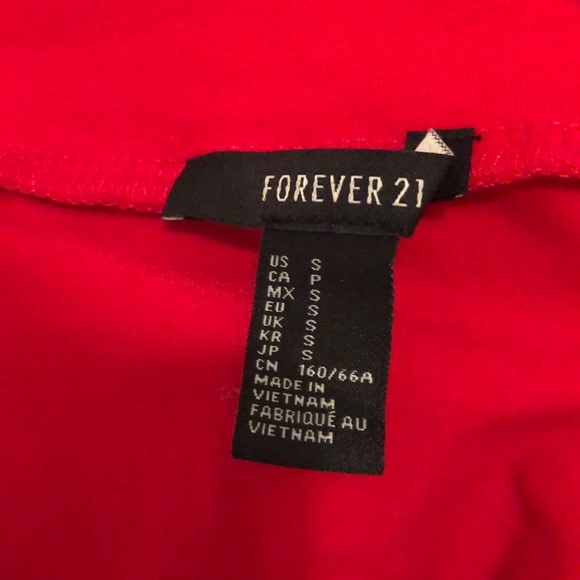 Forever 21 red pencil skirt - Picture 2 of 2